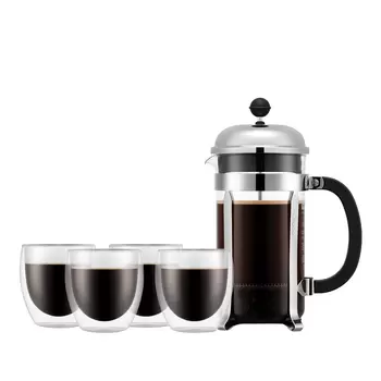 Bodum 法式濾壓咖啡壺5件組