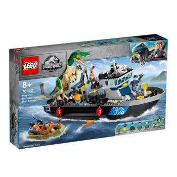 LEGO 侏儸紀世界 Baryonyx Dinosaur Boat Escape 76942