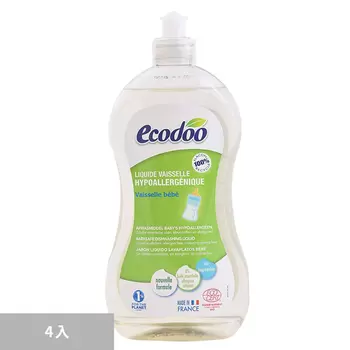 易可多 奶瓶專用有機環保清潔劑 500毫升 X 4入