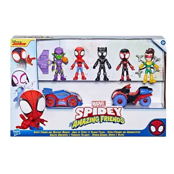 Marvel 蜘蛛人與他的神奇朋友們 4吋英雄人物戰車組