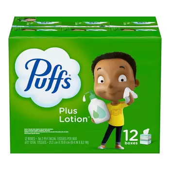 Puffs 乳霜盒裝面紙 56抽 X 12盒