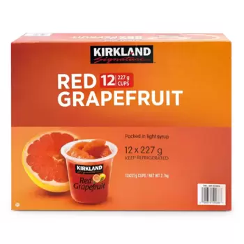 Kirkland Signature 科克蘭 紅葡萄柚杯裝 227公克 X 12入
