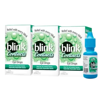 Blink 冰藍高水份隱形眼鏡潤濕液 30毫升 (10毫升 X 3瓶)